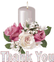 Thank You Thank You Roses Sticker - Thank You Thank You Roses Candle Stickers