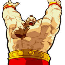 zangief street fighter red cyclone video game character