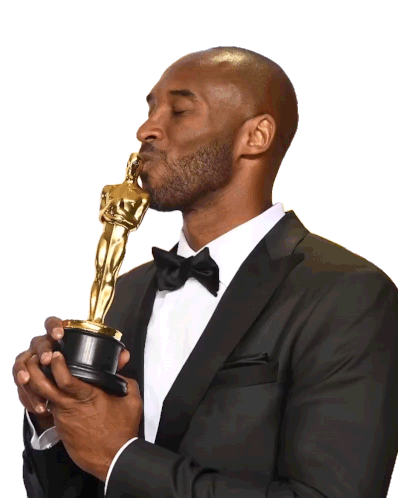 Kobe Bryant Oscars Sticker - Kobe Bryant Oscars Oscar Winner Stickers