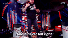 Wwe Kevin Owens GIF - Wwe Kevin Owens And It Never Felt Right GIFs