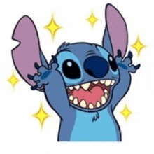 a sticker of stitch from disney 's lilo and stitch .