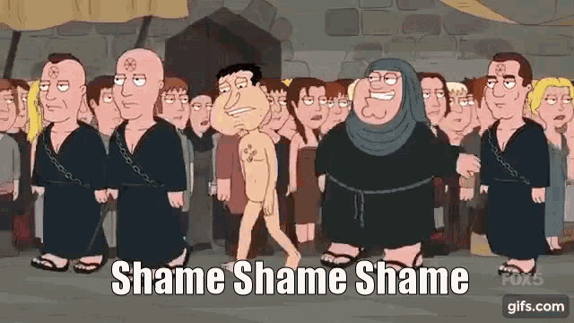 Shame Shame Shame Shame GIF - Shame Shame Shame Shame Peter - Discover &  Share GIFs