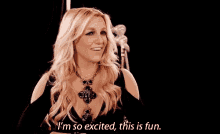 Britney Spears So Excited GIF - Britney Spears So Excited Fun GIFs