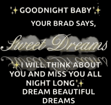 Sweet Dreams My Love GIF - Sweet Dreams My Love Goodnight Baby GIFs