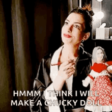 Anne Hathaway Doll GIF - Anne Hathaway Doll GIFs