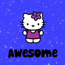 Awesome Hello Kitty GIF - Awesome Hello Kitty Blue GIFs
