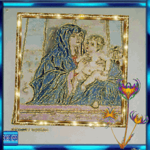 Szentek Jézusáldás Blessed Virgin Mary GIF