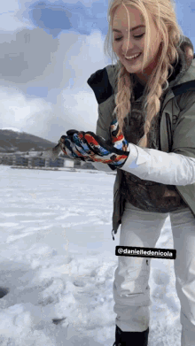 Danielle Denicola GIF - Danielle Denicola Ice Fishing GIFs