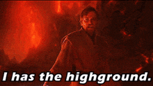 Star Wars I Have The High Ground GIF - Star Wars I Have The High Ground Highground GIFs