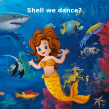 Animated Mermaid Memes GIF