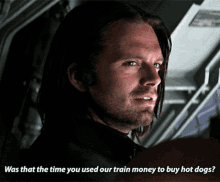 Bucky Barnes Was That The Time You Used Our Train Money GIF
