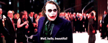 Joker Heath Ledger GIF - Joker Heath Ledger Hello Beautiful GIFs