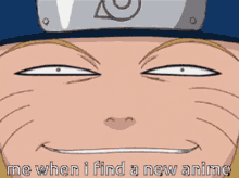 Me When I Find A New Anime Naruto Smile GIF - Me When I Find A New Anime Naruto Smile Evil Smile GIFs