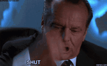 Stfu Shut Up GIF - Stfu Shut Up Jack Nicholson GIFs