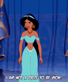 Jasmine I Am Not A Prize To Be Won GIF