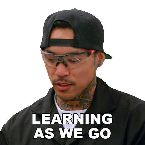 Learning As We Go Bryan Sticker - Learning As We Go Bryan Ink Master Stickers