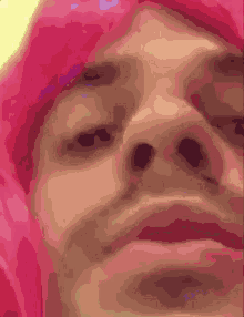 Ephrain Santos Pink Wig GIF - Ephrain Santos Pink Wig Goofy GIFs