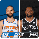 New York Knicks (82) Vs. Brooklyn Nets (72) Third-fourth Period Break GIF - Nba Basketball Nba 2021 GIFs