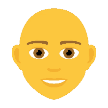 person bald people joypixels no hair hairless