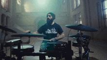 Playing The Drums El Estepario Siberiano GIF - Playing The Drums El Estepario Siberiano Drummer GIFs