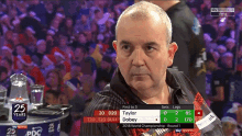 concentrate focus aim triple phil taylor wins first set