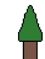 Tree Pixel Art Sticker - Tree Pixel Art Stickers