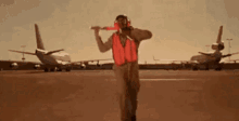 airplane flight control airport dancing