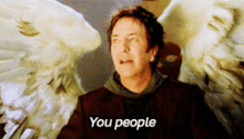 dogma alan rickman you people are crazy wings