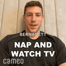 Nap And Watch Tv Charlie Coyle GIF - Nap And Watch Tv Charlie Coyle Cameo GIFs