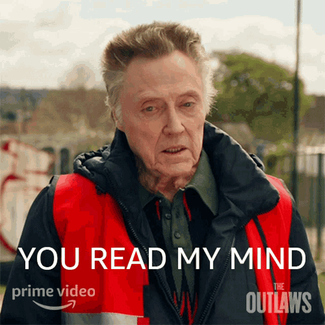 You Read My Mind Frank Sheldon GIF - You Read My Mind Frank Sheldon Christopher Walken GIFs