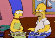 Cultural Stew Meats GIF - Cultural Stew Meats Simpsons GIFs