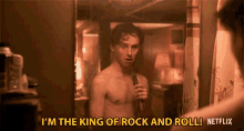 Im The King Of Rock And Roll Singing GIF - Im The King Of Rock And Roll Singing Jamming GIFs