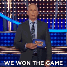 We Won The Game Gerry Dee GIF - We Won The Game Gerry Dee Family Feud Canada GIFs
