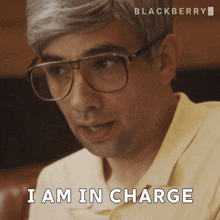 I Am In Charge Mike GIF - I Am In Charge Mike Blackberry GIFs