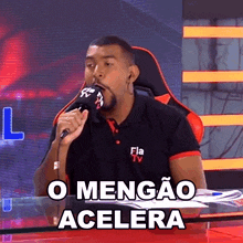 O Mengão Acelera Emerson Santos GIF - O Mengão Acelera Emerson Santos Maringá X Flamengo GIFs