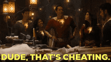 Shazam Dude Thats Cheating GIF - Shazam Dude Thats Cheating Cheating GIFs