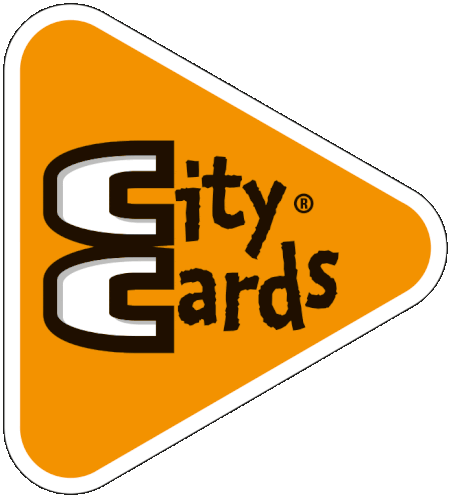 Citycards Logo Sticker - Citycards Logo Postkarte Stickers