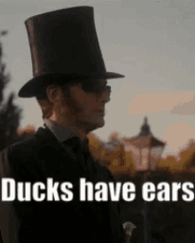 Good Omens Ducks Have Ears GIF
