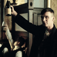 Tommy Shelby Peaky Blinders GIF - Tommy Shelby Peaky Blinders Cheers GIFs