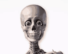 Skeleton Scared GIF - Skeleton Scared Mf GIFs