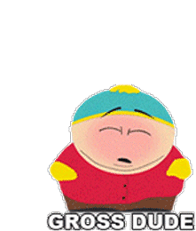 Gross Dude Cartman Sticker - Gross Dude Cartman South Park Stickers