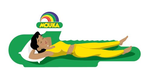 Sleep Mouka Sticker - Sleep Mouka Rest Stickers