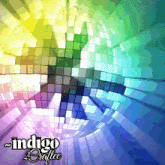 a disco ball with the words indigo craftee on it