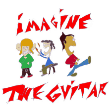 Imagine The Guitar Friends GIF - Imagine The Guitar Friends Music GIFs