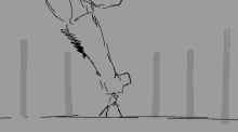 a black and white drawing of a monster with the words flipa clip below