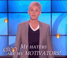 Ellen Degeneres GIF - Ellen Degeneres Haters GIFs