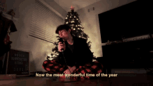 Now The Most Wonderful Time Of The Year Presence GIF - Now The Most Wonderful Time Of The Year Presence The Saddest Christmas Song Uve Ever Heard Song GIFs