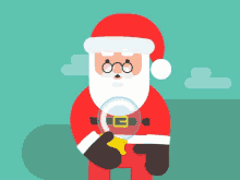 Snowglobe Santa GIF - Snowglobe Santa Shake GIFs
