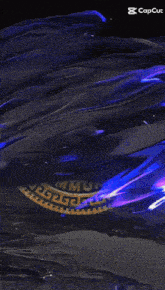 a logo for umc community music is displayed on a dark background
