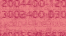 Red Noise Digits GIF